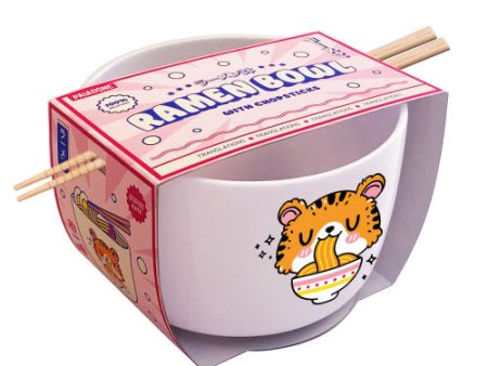 Ramen Tiger Bowl With Chopsticks Online now