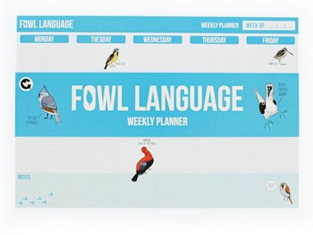 Fowl Language Weekly Planner Online