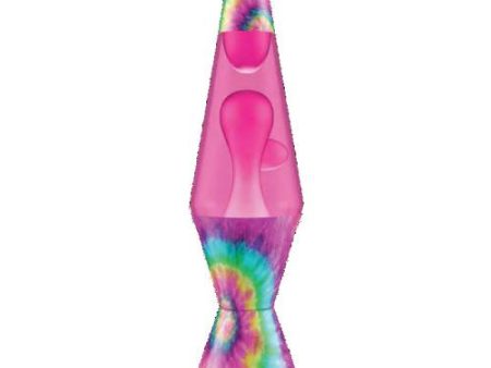 Lava Lamp Pink Tie Dye XL 14.5  on Sale