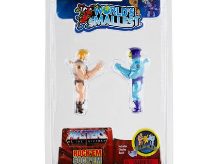 World s Smallest MOTU Rock  Em Sock  Em Robots Game Hot on Sale