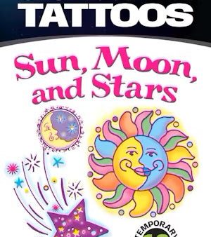 Glow Sun Moon And Stars Tattoos For Sale