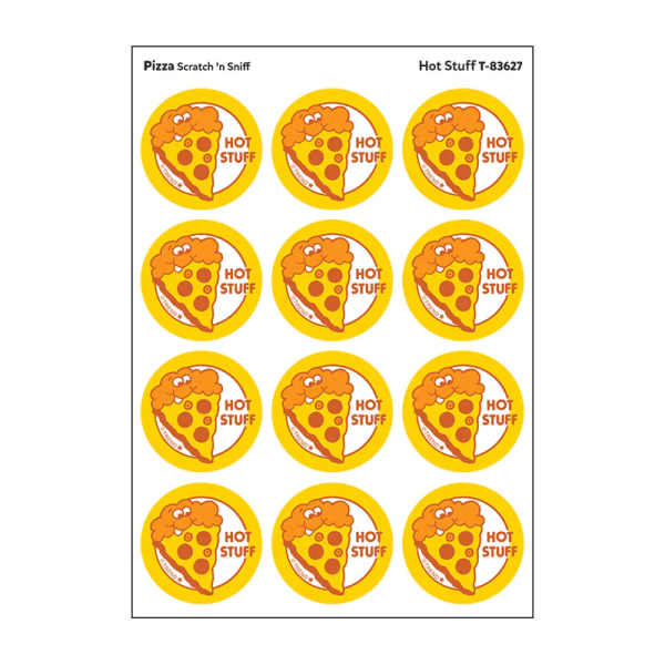 Hot Stuff Pizza Scent Scratch n Sniff Stickers For Cheap