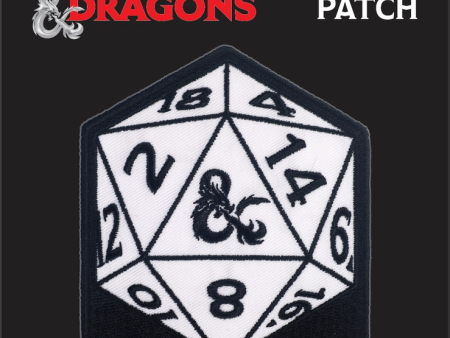 Dungeons & Dragons Natural 20 Iron-On Patch Discount