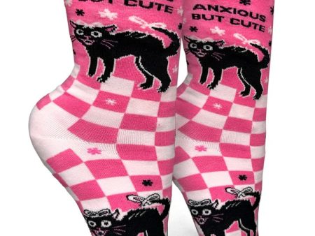 Anxious But Cute Women s Socks For Sale