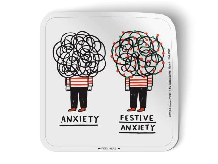 Festive Anxiety Sticker Online now