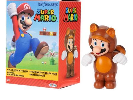 Super Mario Checklane Figure Tanooki Mario Hot on Sale