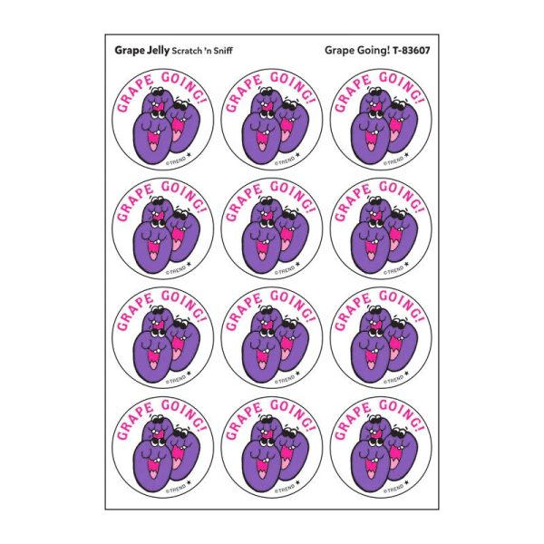 Grape Going! Grape Jelly Scent Scratch n Sniff Stickers For Sale