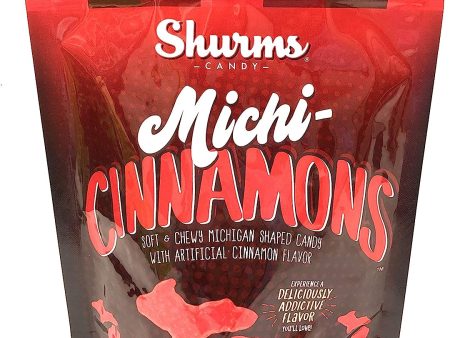 Michi-Cinnamons Cinnamon Michigan Chewy Candy Bag 7 oz Hot on Sale