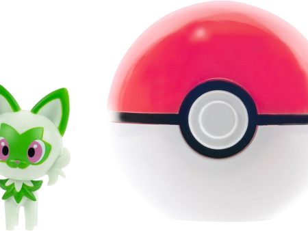 Pokemon Clip  N  Go Sprigatito Poke Ball Online now