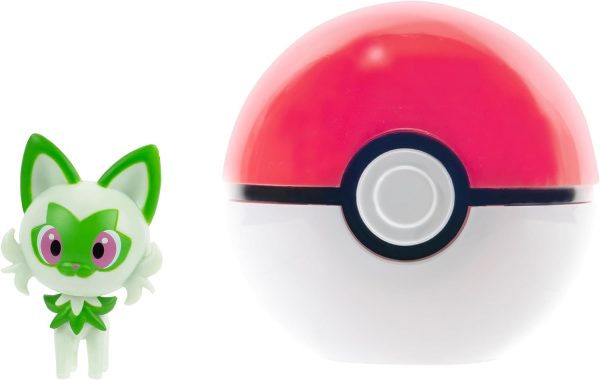 Pokemon Clip  N  Go Sprigatito Poke Ball Online now