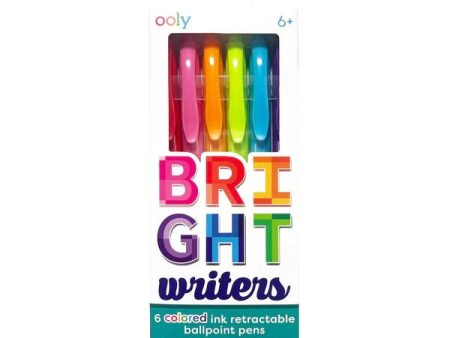 Bright Writers Colored Ballpoint Pens Fashion