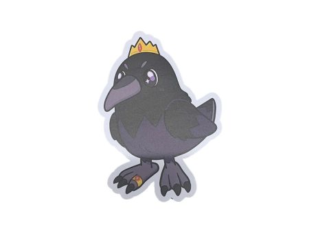 Cute King Raven Sticker 3  Hot on Sale