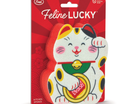 Feline Lucky Cat Sponge Supply