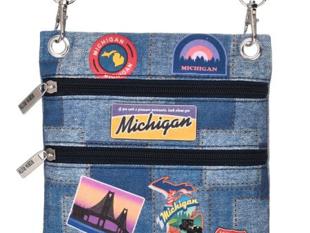 Michigan Patches Mini Bag Neck Wallet For Cheap