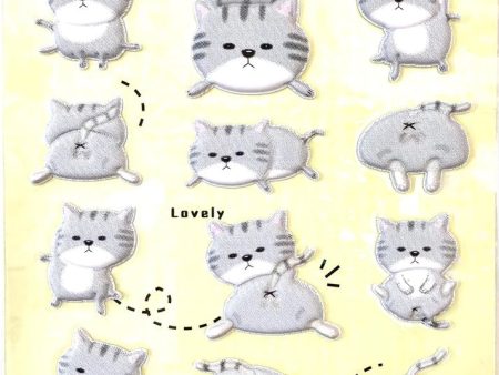 Cat Butt Puffy Stickers Nekoni For Cheap