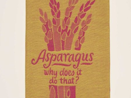 Asparagus Why Does It Do That? Dish Towel Online Hot Sale