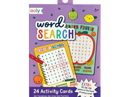 Word Search 24 Activity Cards Hot on Sale