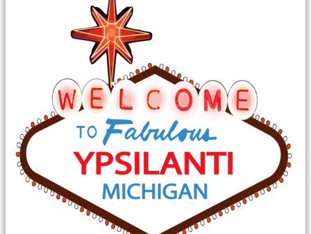 Fabulous Ypsilanti Vinyl Sticker Online Sale