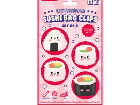 Sushi Bag Clips Set Of 4 Sale