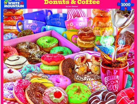 Donut & Coffee Puzzle 1000 pc Hot on Sale